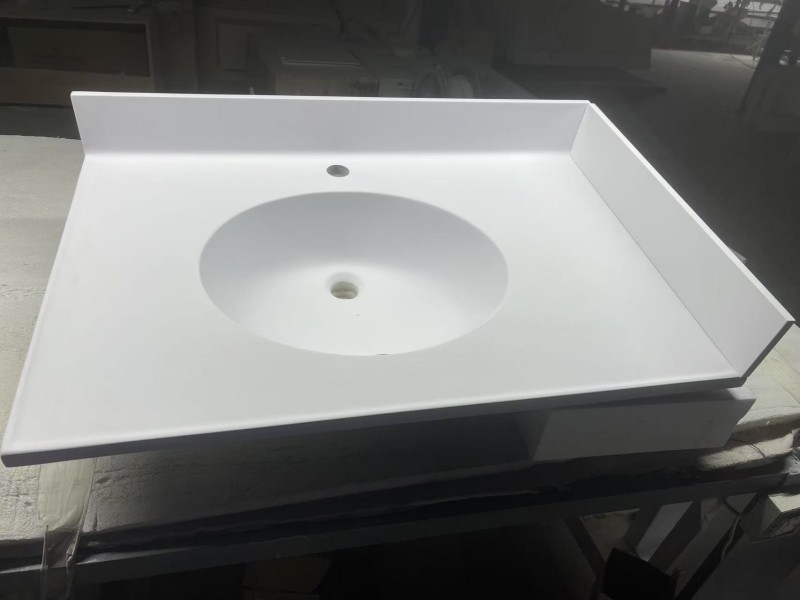 CULTURED MARBLE VANITY TOP